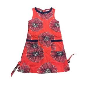 Lilly Pulitzer girls shift dress size 7 island coral boom boom